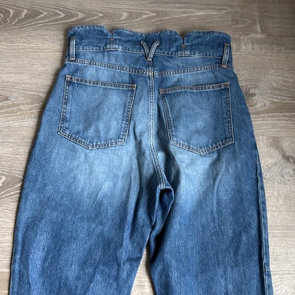 Veronica Beard Addie Paperbag Waist Tapered Jeans 30 - Picture 12 of 13